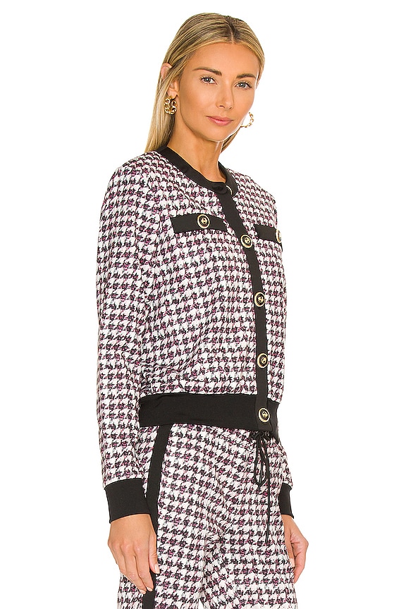 view 2 of 4 CHAQUETA in Pink Tweed Print