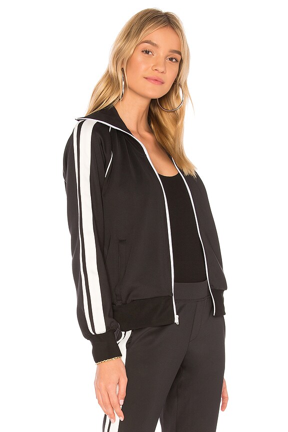view 2 of 4 Stand Collar Track Jacket in Black