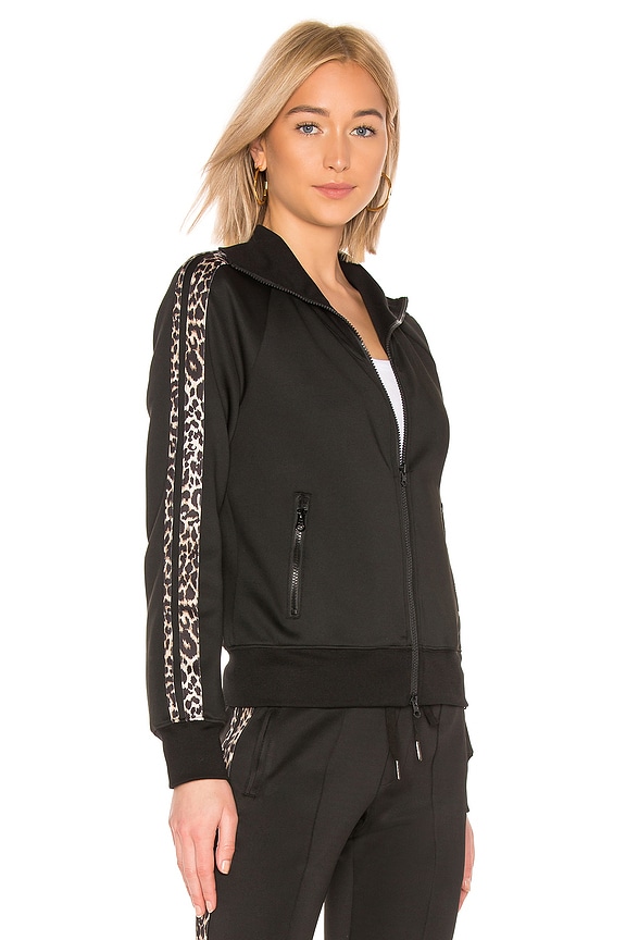 view 2 of 4 CHAQUETA LEOPARD STRIPE in Black