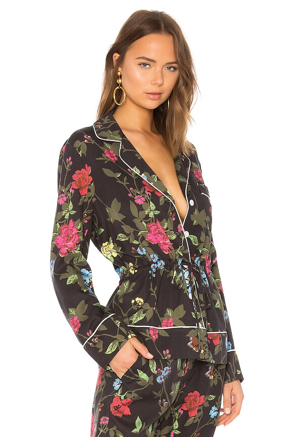 view 2 of 4 CHEMISE PYJAMA in Black