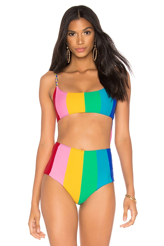 view 2 of 5 TOP BIKINI SUNSHINE in Tropical Rainbow