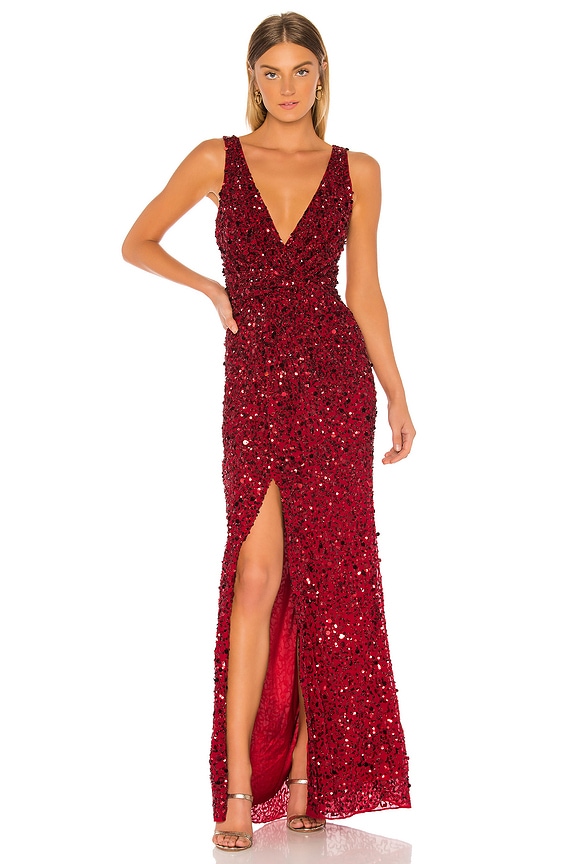 view 1 of 4 VESTIDO LARGO MONARCH in Rosebud