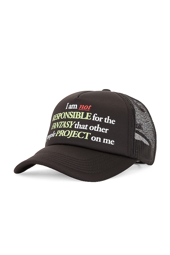 view 2 of 4 Responsible Trucker Cap in Black