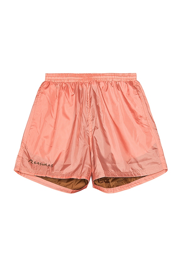 Pleasures VCR Active Shorts in Clay REVOLVE