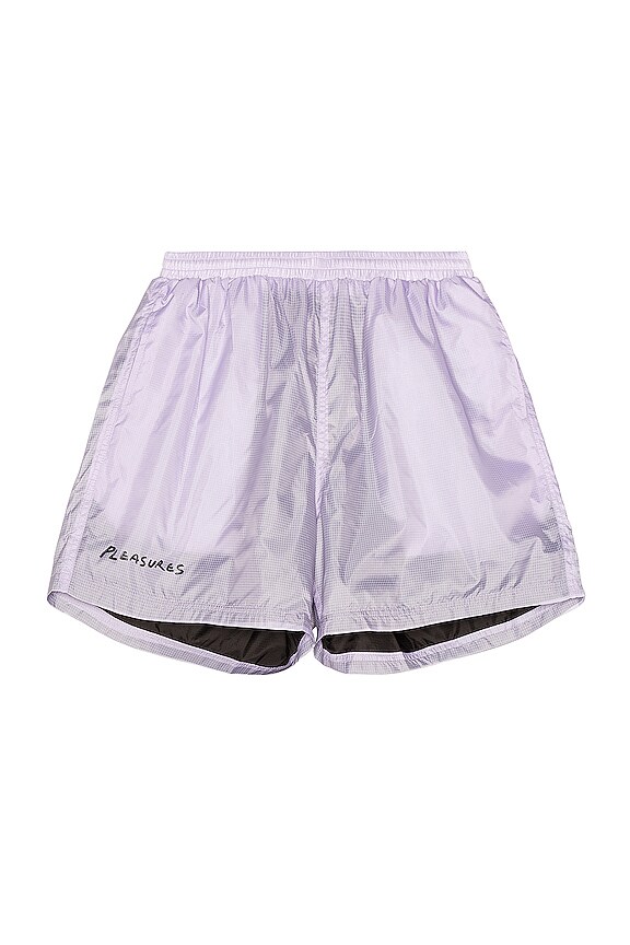 Pleasures VCR Active Shorts in Lavender REVOLVE