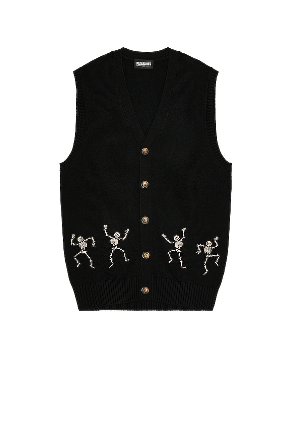 view 1 of 3 GILET CARDIGIAN in Black