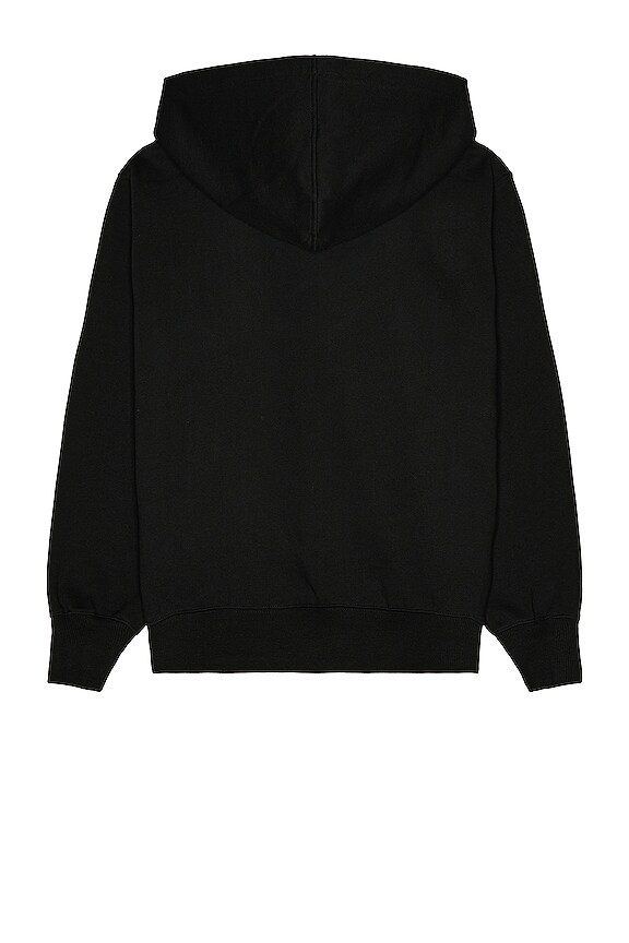 view 2 of 3 Latex Hoodie in Black