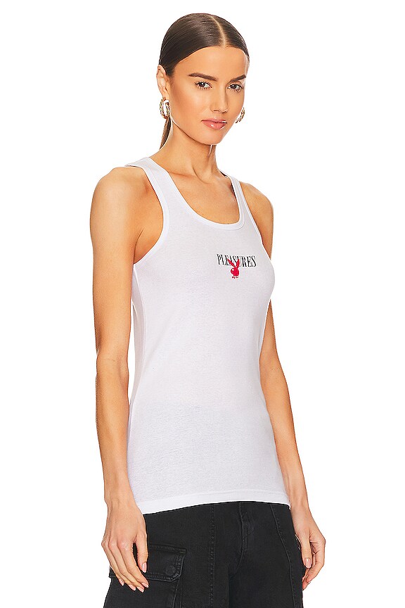 view 2 of 4 X Playboy Tank Top 2 Pack in White