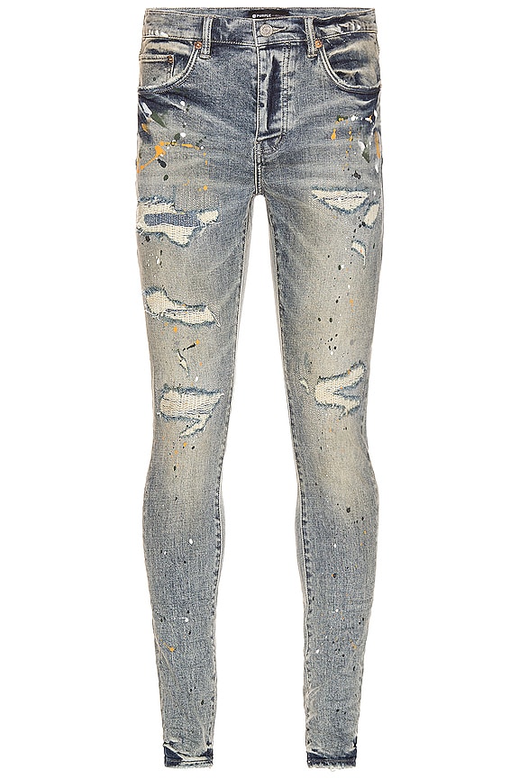 view 2 of 3 Repair Jeans in Light Indigo