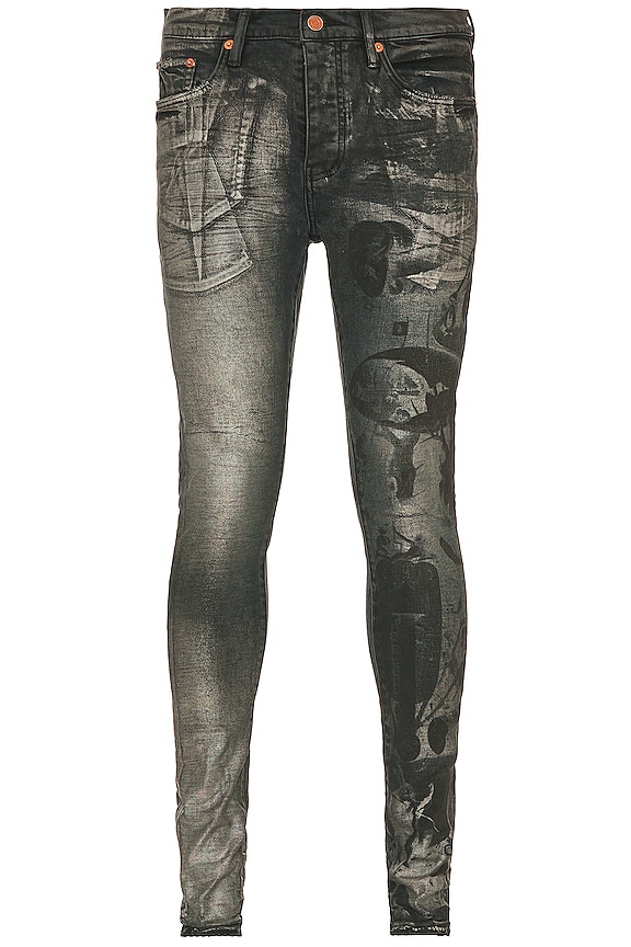 view 2 of 3 Washed Black Iridescent Pearl Pants in Washed Black Iridescent Pearl