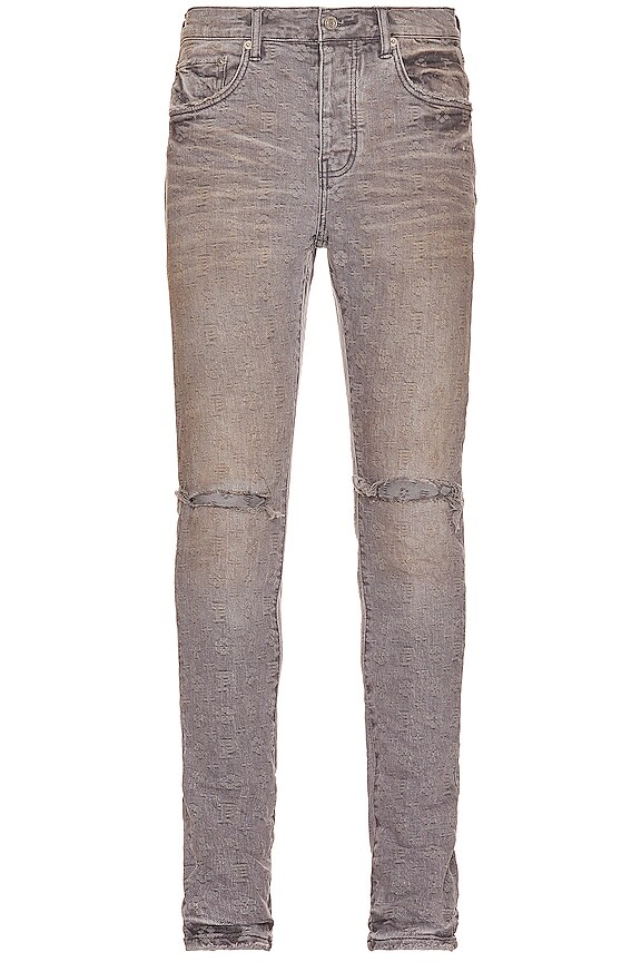 view 2 of 3 Jacquard Pant in Washed Grey