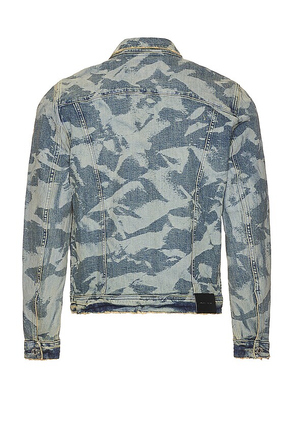 view 2 of 3 Laser Wrinkled Jacket in Indigo