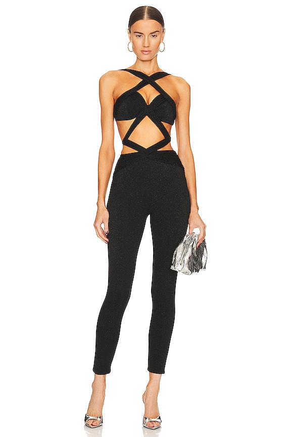 view 1 of 3 Cutout Jumpsuit in Black