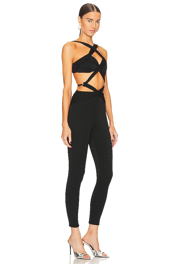 view 2 of 3 Cutout Jumpsuit in Black