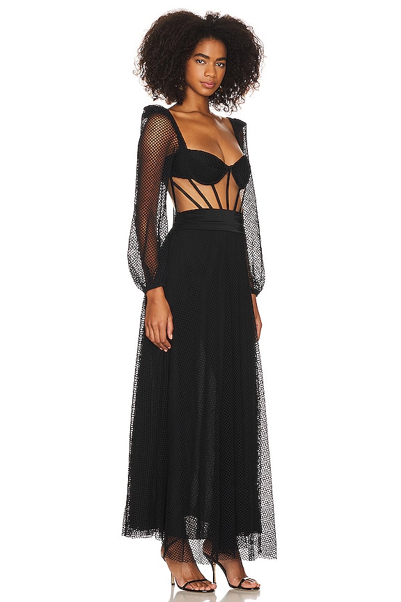 view 2 of 3 Bustier Beach Dress in Black