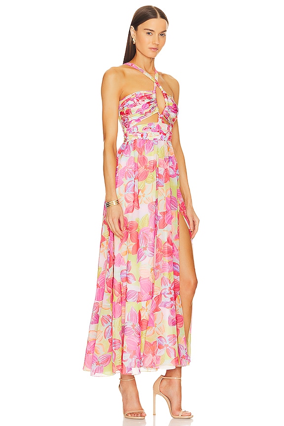 view 2 of 3 ROBE DE PLAGE HYDRANGEA in Pink Multi