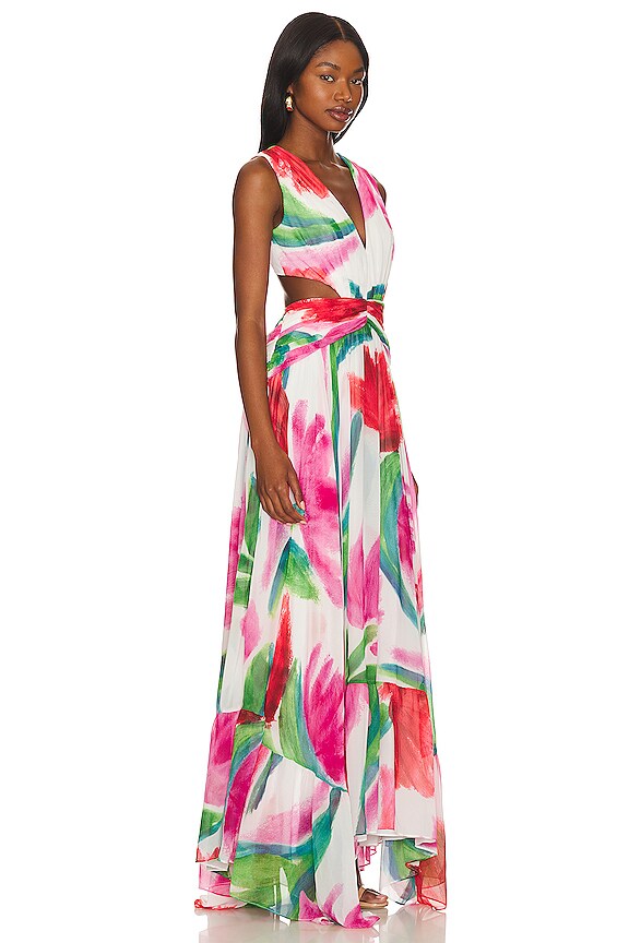 view 2 of 3 ROBE MAXI ALLEGRO in Multi