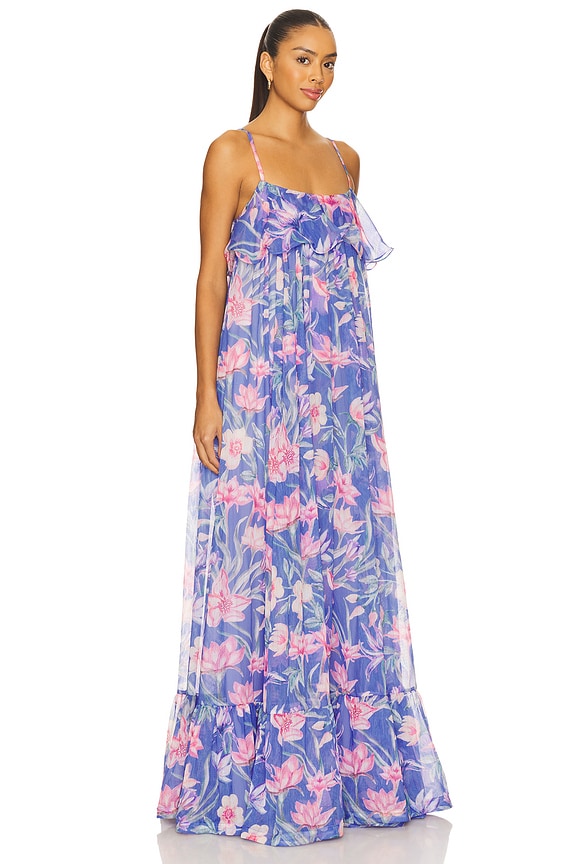 view 2 of 3 Amaryllis Maxi Dress in Blue