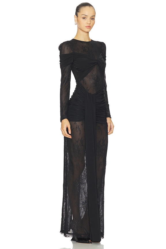 view 2 of 3 Laila Lace Gown in Black