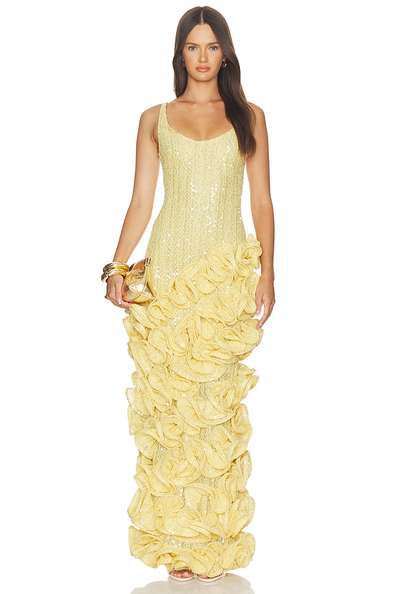 view 1 of 4 ROBE LARA in Yellow