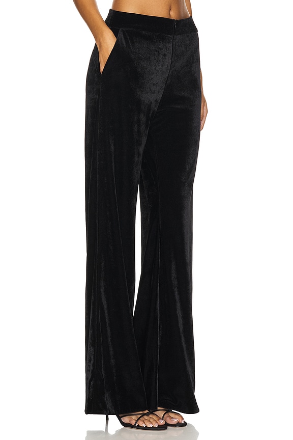view 2 of 6 VELVET WIDE LEG パンツ in Black