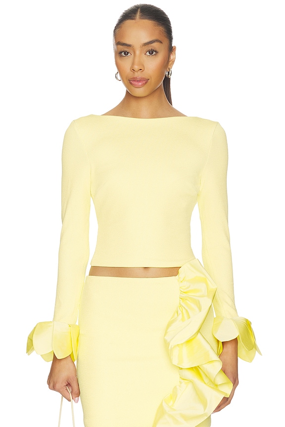 view 1 of 4 Taffeta Tarsila Top in Yellow
