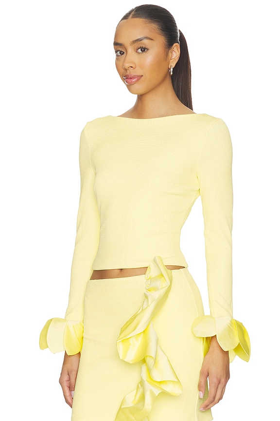 view 2 of 4 Taffeta Tarsila Top in Yellow