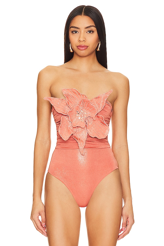 view 2 of 6 Orchid Bodysuit in Terracotta