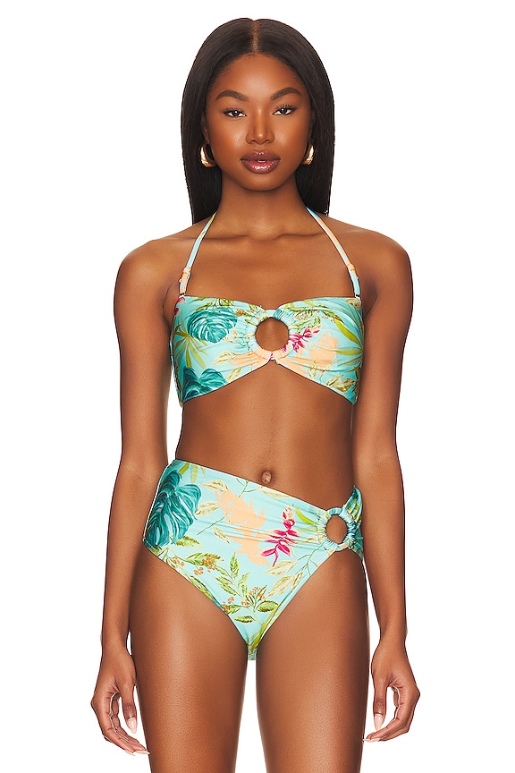 view 2 of 5 HAUT DE MAILLOT DE BAIN TROPICALIA in Island Blue
