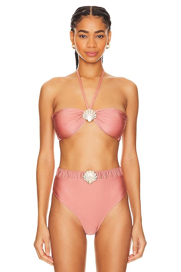 view 2 of 6 TOP BIKINI BANDA SEASHELL in Dark Quartz