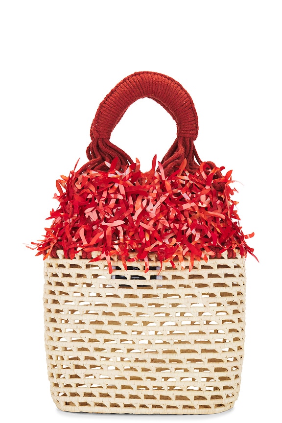 view 2 of 4 X Nannacay Lis Bag in Natural & Terracotta