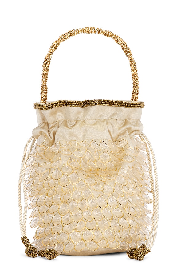 view 2 of 6 FLOR 백 in Beige & Gold