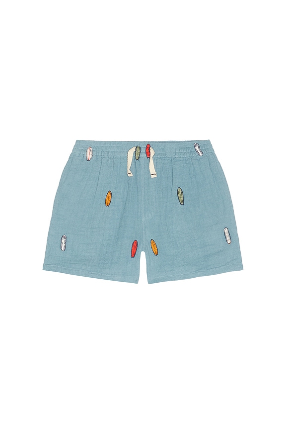view 1 of 2 Boys Calvin Short in Surfboard Embroidery