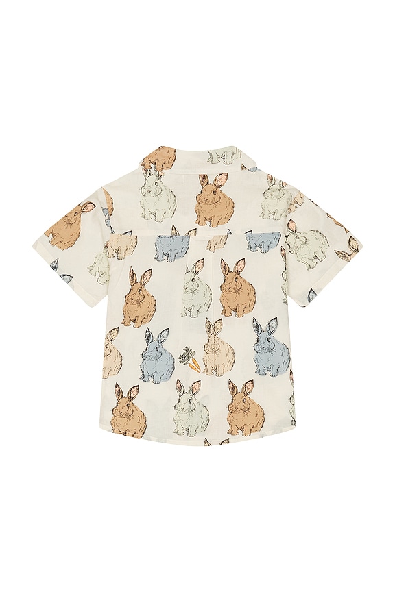 view 2 of 2 CHEMISE JACK in Blue Vintage Bunnies