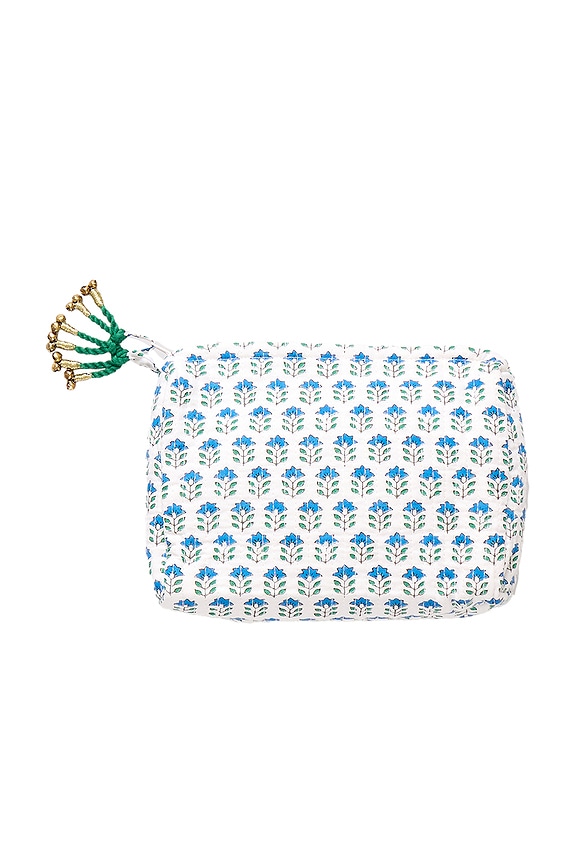 view 1 of 2 Small Quilted Pouch in Prairie Floral