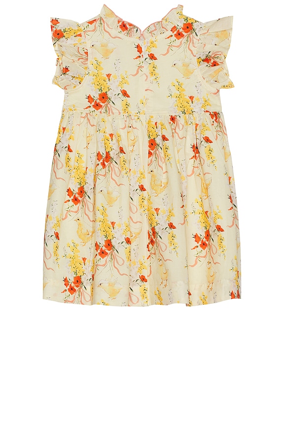 view 2 of 4 Girls Jennifer Dress in Yellow Chicks