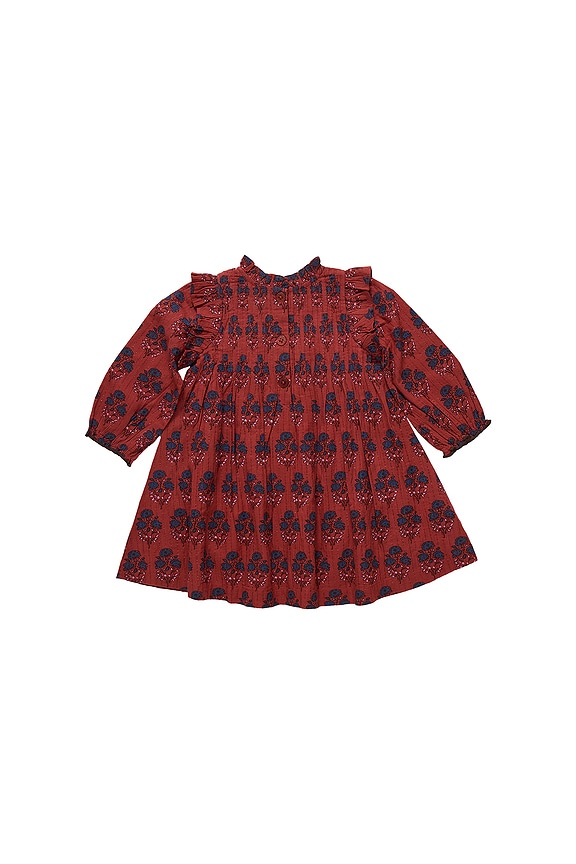 view 2 of 3 Jaipur Dress in Red Autumn Strawflower