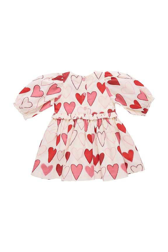 view 2 of 2 Girls Renee Dress in Gradient Hearts