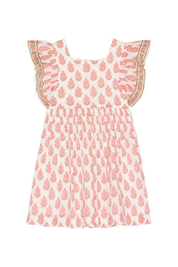 view 1 of 2 VESTIDO ELSIE in Pink Dahlia Floral