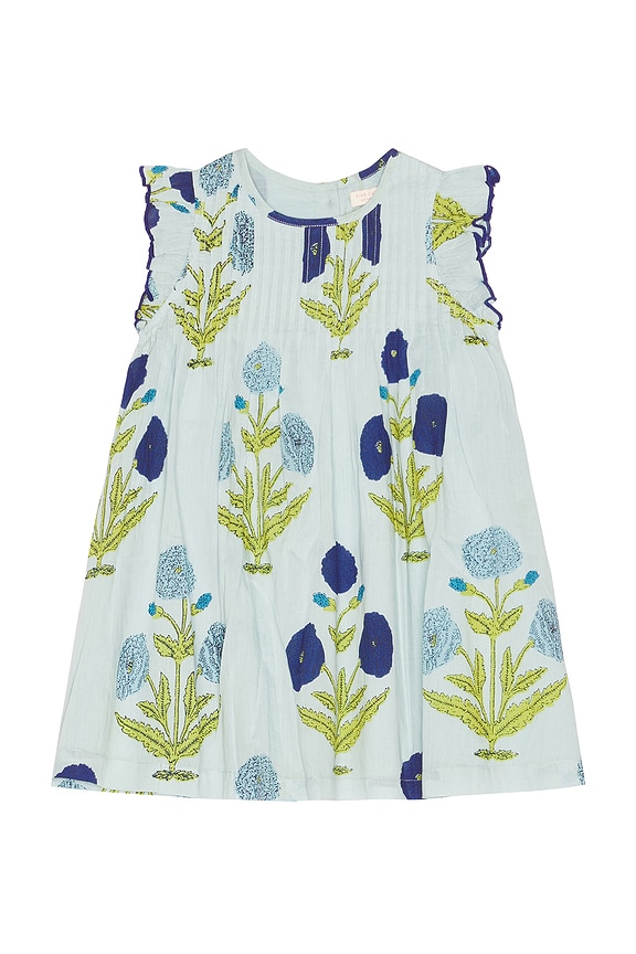 view 1 of 2 Girls Jaipur Dress in Light Blue Dandelion
