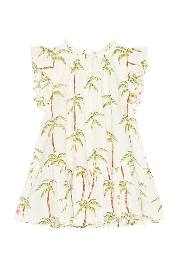 view 2 of 2 ROBE HARPER in Cream Palm Trees