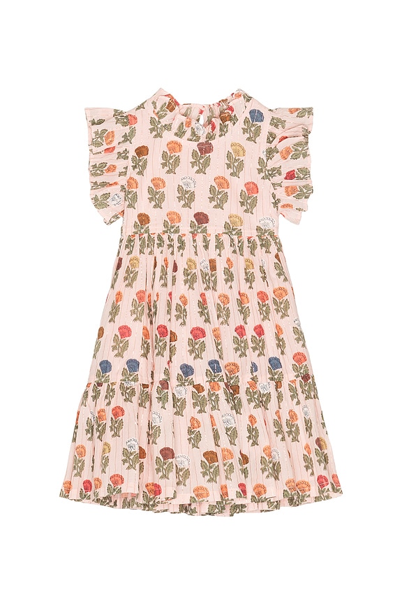 view 1 of 2 Girls Jennifer Dress in Multi Flower Drop