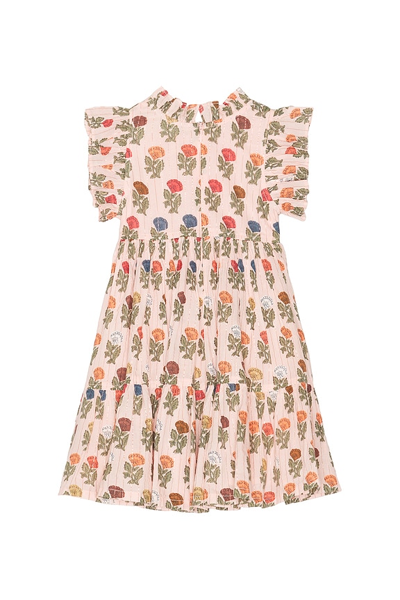 view 2 of 2 Girls Jennifer Dress in Multi Flower Drop