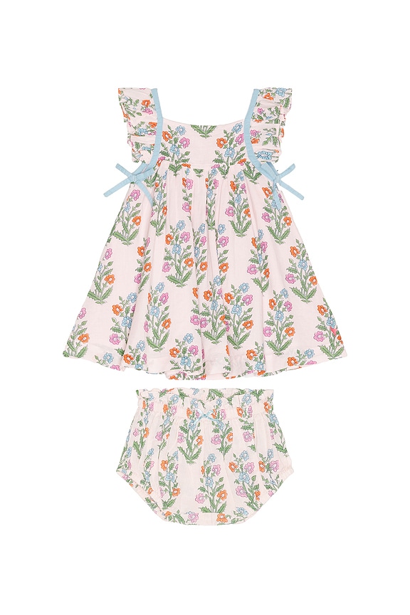 view 1 of 2 ROBE AILEE in Pink Dewdrop Block Print