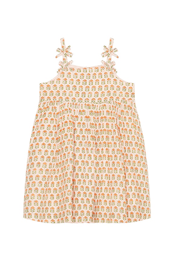 view 1 of 2 VESTIDO TIA in Pink Prairie Block Print