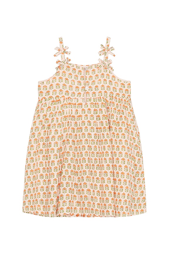 view 2 of 2 VESTIDO TIA in Pink Prairie Block Print