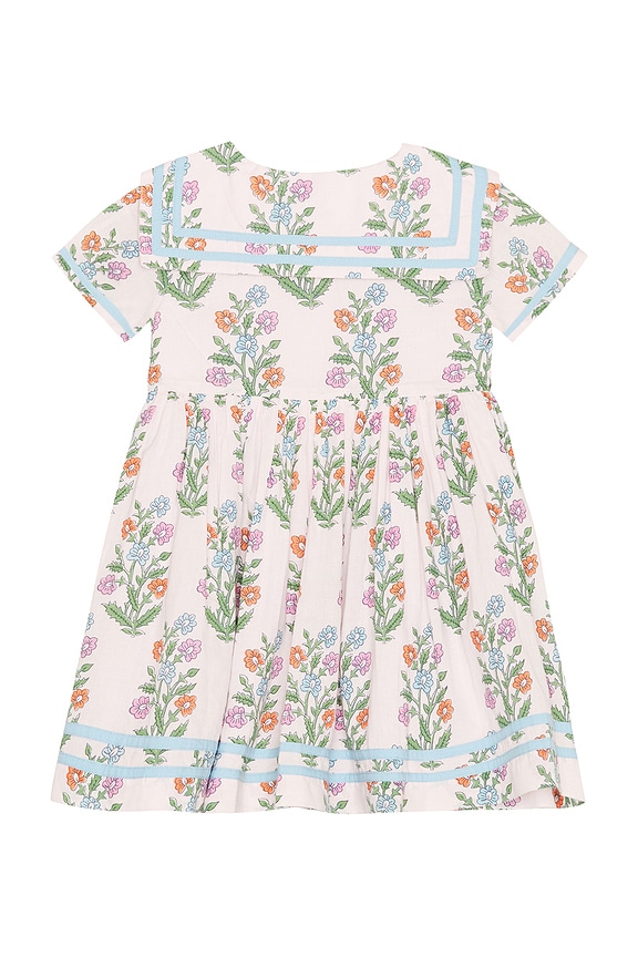 view 2 of 2 VESTIDO ELOWEN in Pink Dewdrop Block Print