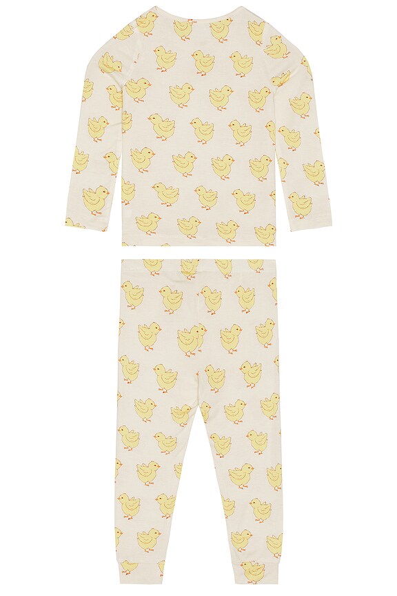 view 2 of 3 Kids Bamboo Pj Set in Chicks
