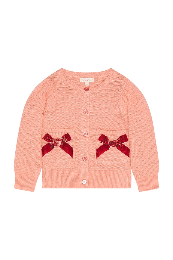 view 1 of 2 JERSEY in Red Velvet Bows