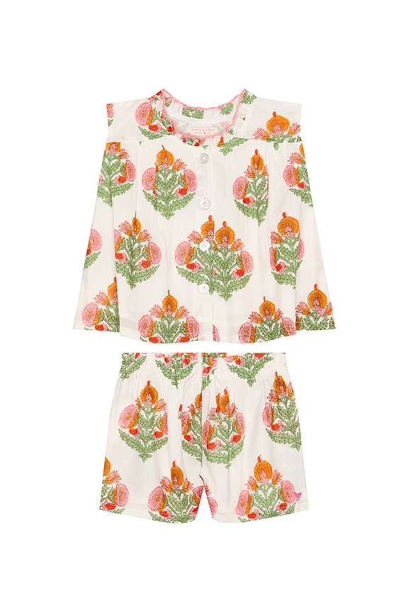 view 1 of 2 ENSEMBLE SHORT ET TOP MISHA in Pink Bellflower